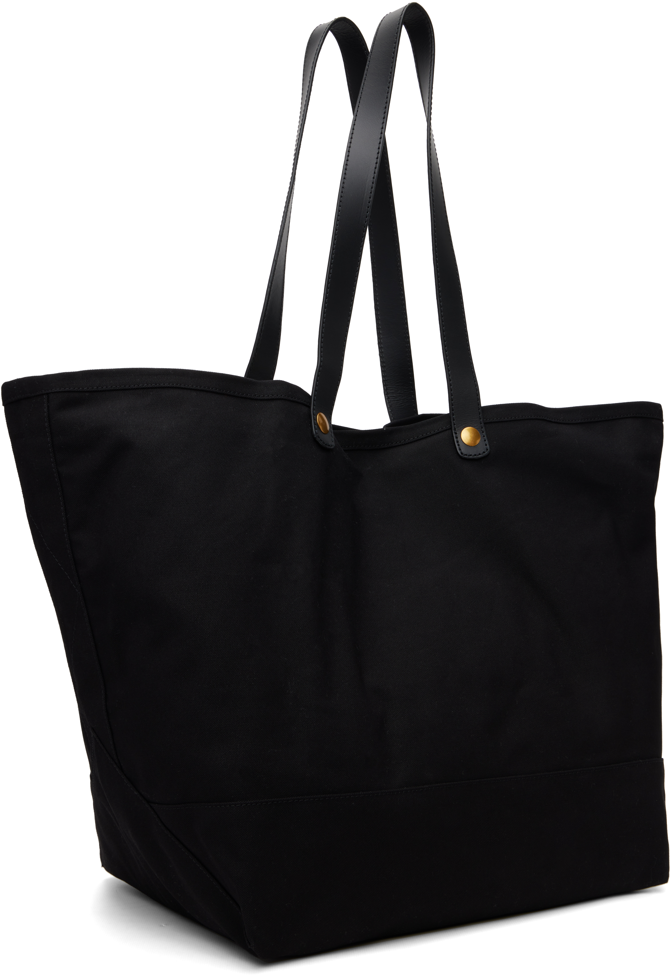 Black Utility Small Shopper Tote