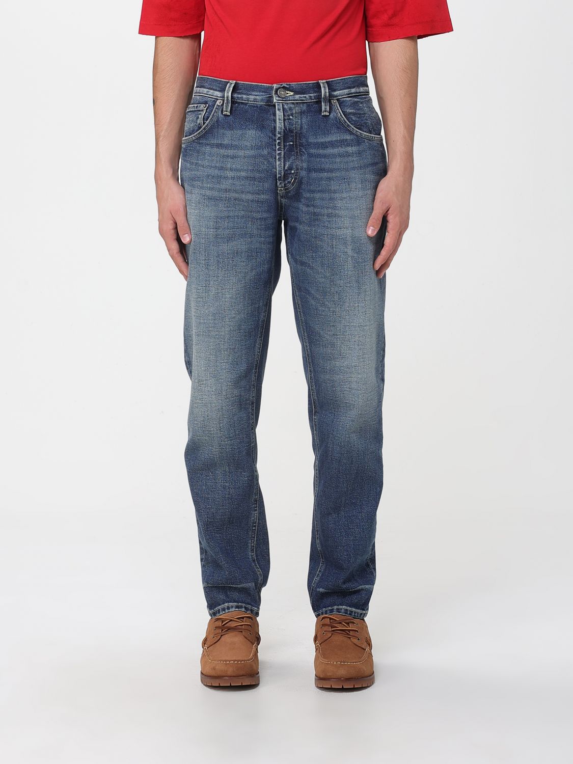 Pants Men color Blue