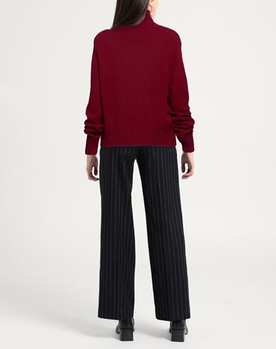 Woman Turtleneck Burgundy Size L Cashmere