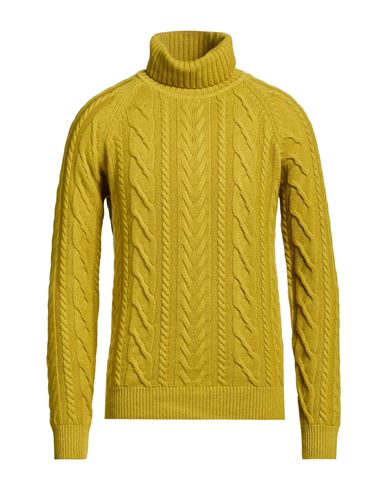 Man Turtleneck Mustard Size 38 Cashmere