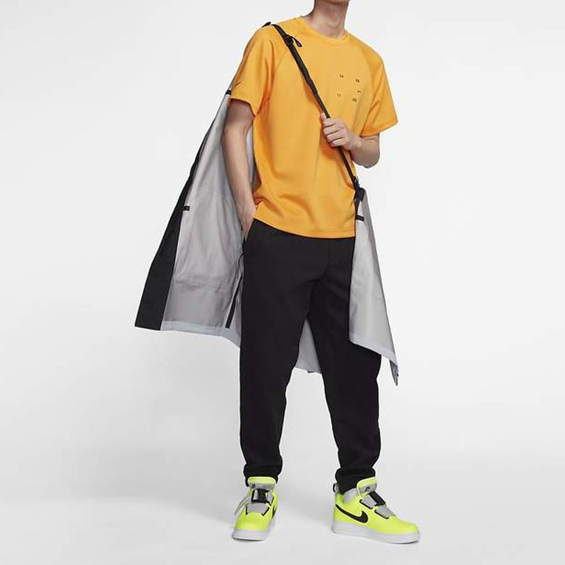 Men's Lab Colorblock Sports Hooded Windbreaker Jacket Multicolor 'Black Navy Grey'