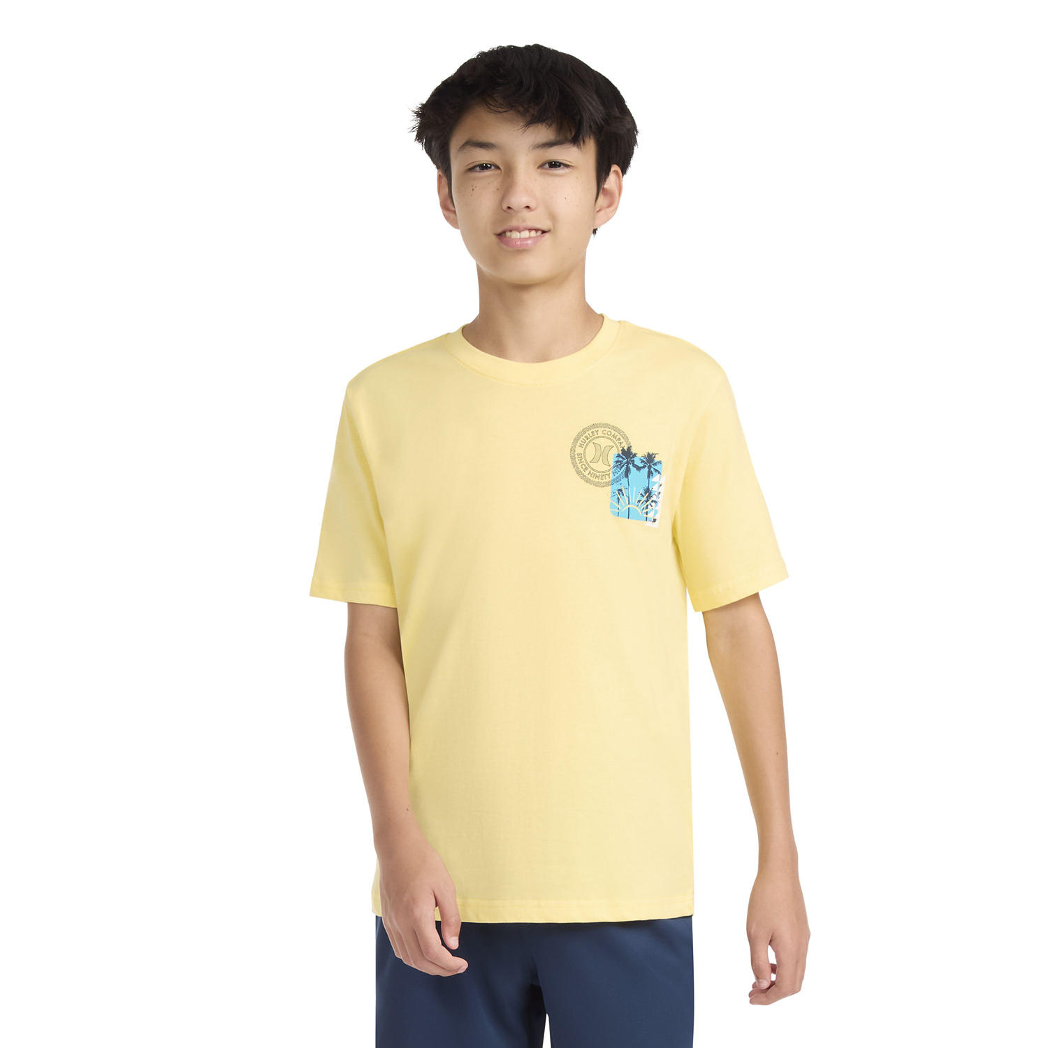 Boys Graphic Tee Yellow 12:- Yellow - Online Only