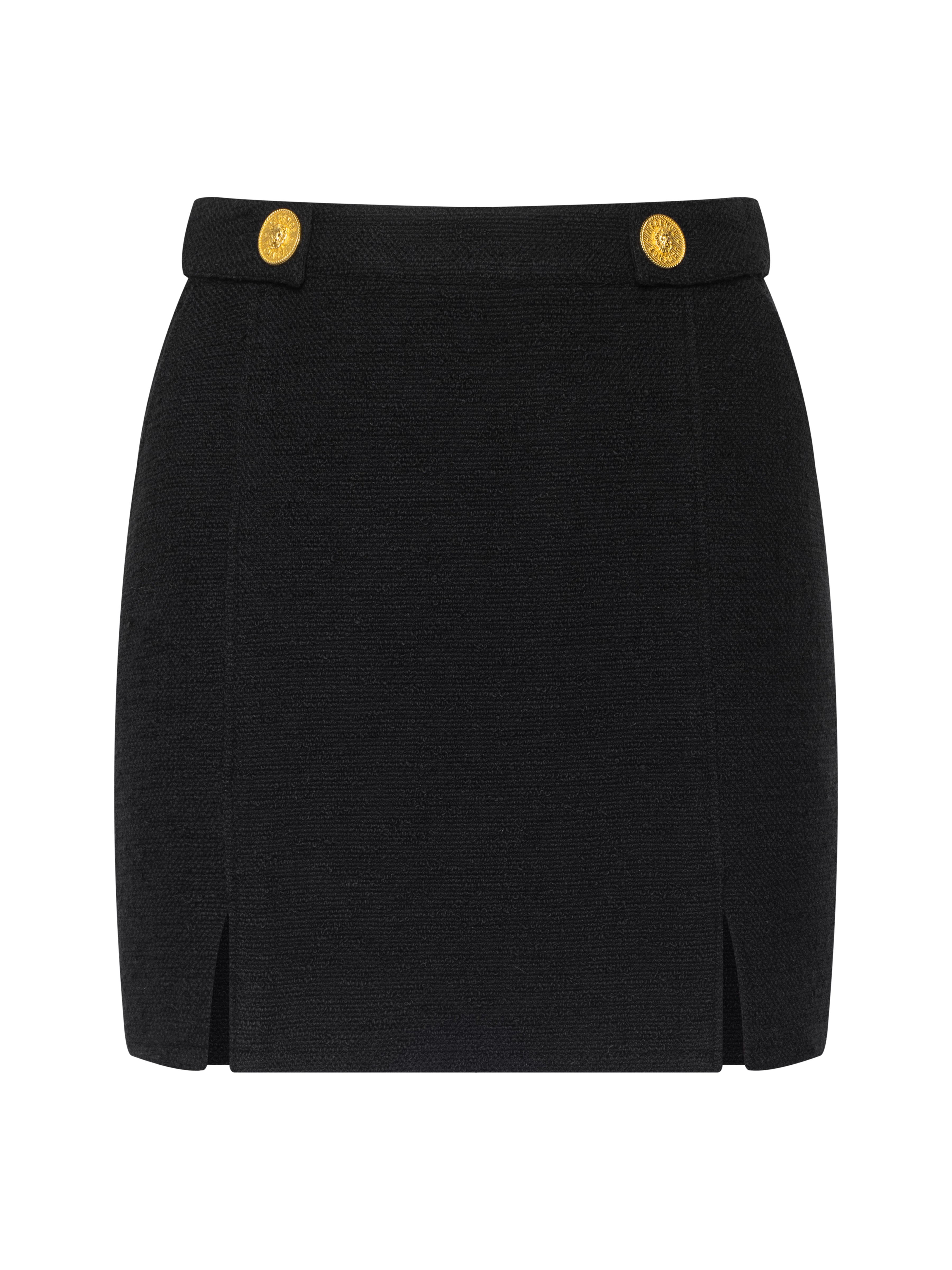Nelina Tweed Mini Skirt In Black
