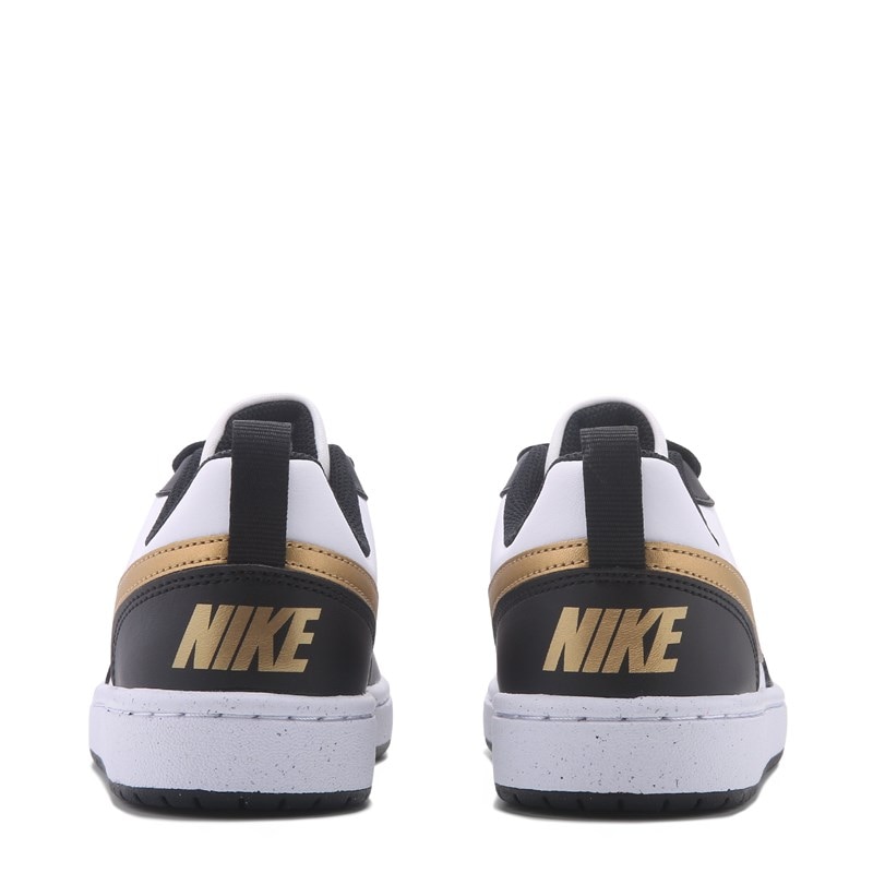 Kids' Court Borough Recraft Low Top Sneaker Big Kid Shoes (Black/Gold)