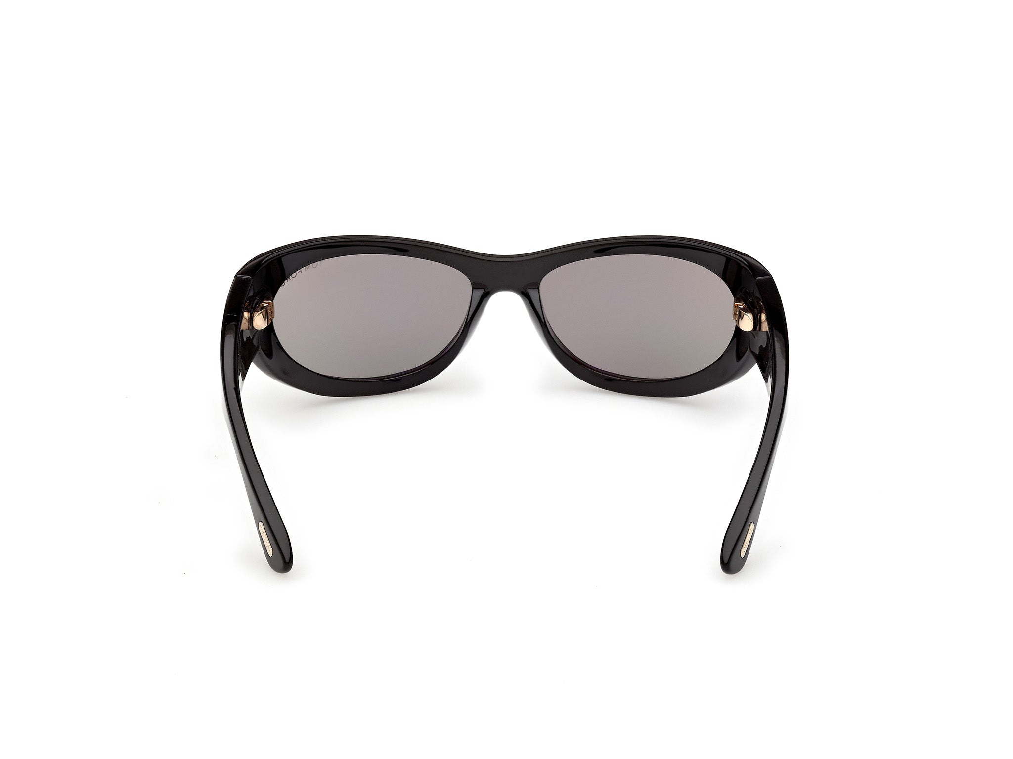 TOM FORD Woman TOM FORD FT1365 LEONA-02 01A Sunglasses Injected Black Smoke Cat Eye Norma