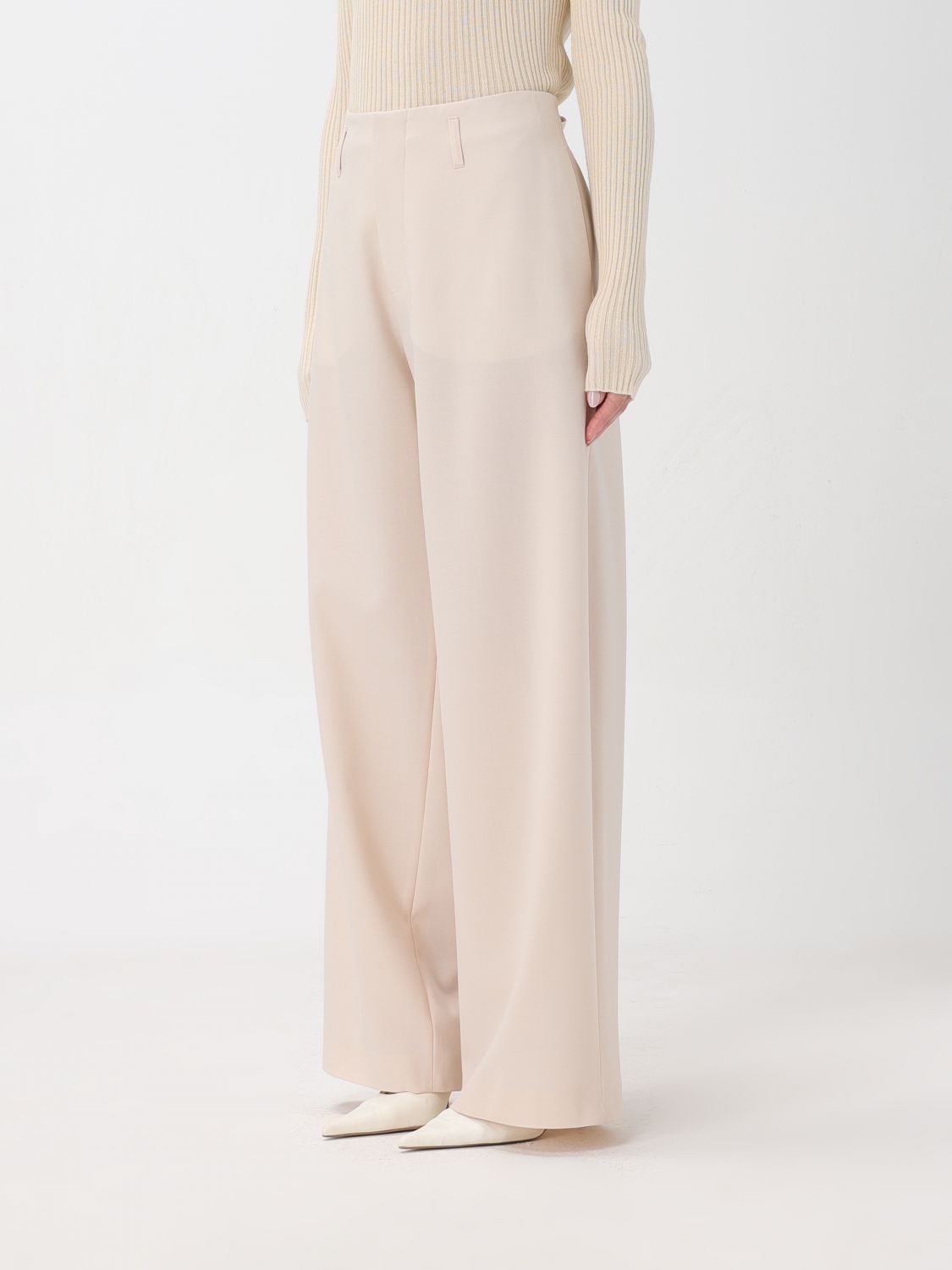 Pants Woman color Ivory