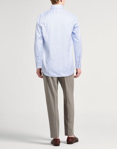 Man Shirt Blue Size 17 ¾ Cotton