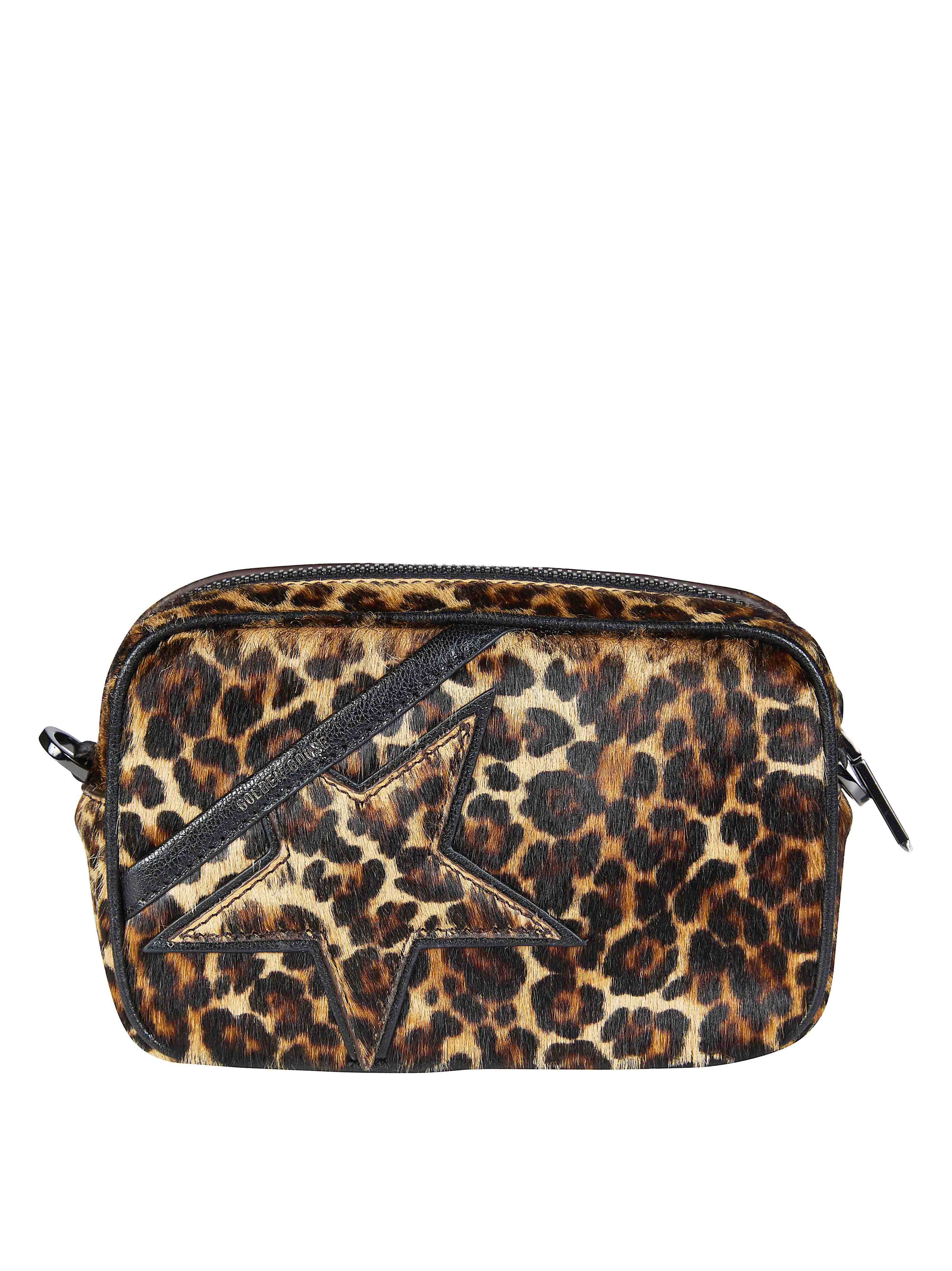Mini Star Bag in Animal-print Pony Skin with Tone-on-tone Star