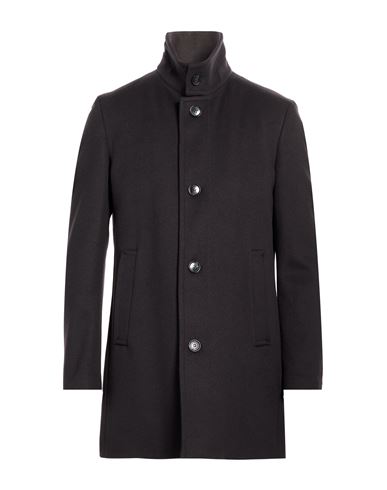Man Coat Midnight blue Size 36 Wool, Polyamide, Cashmere