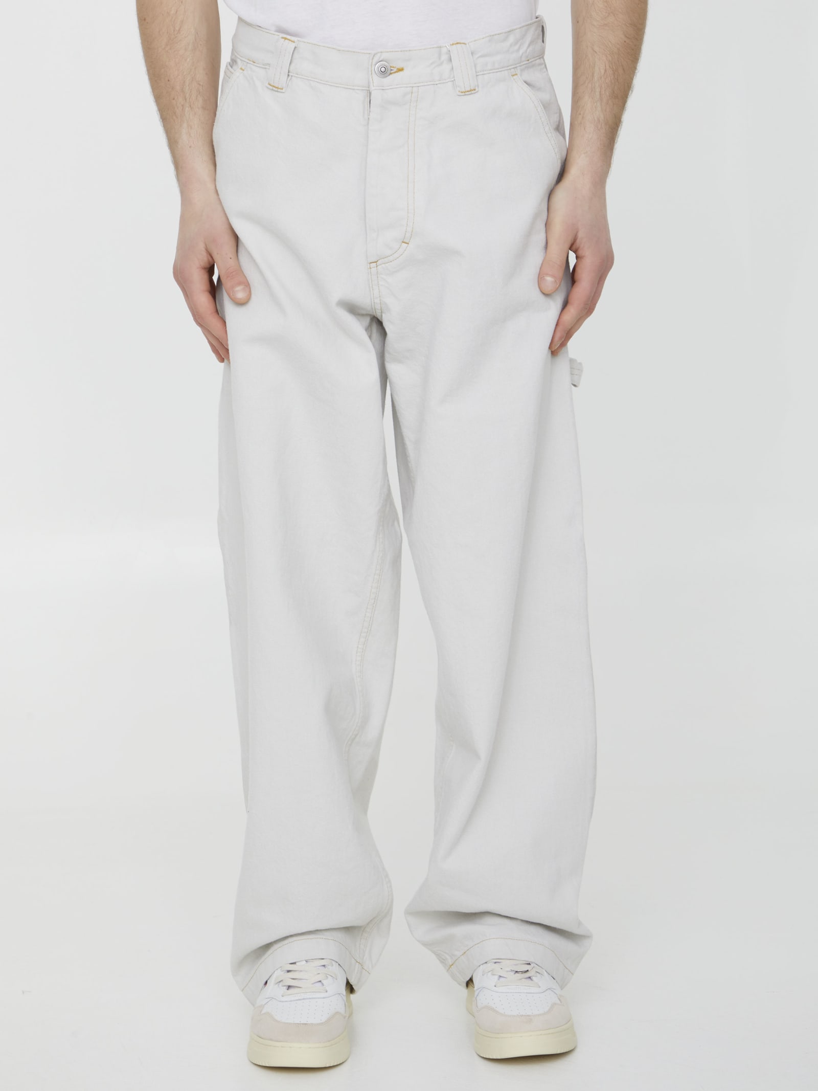 Cotton Denim Trousers
