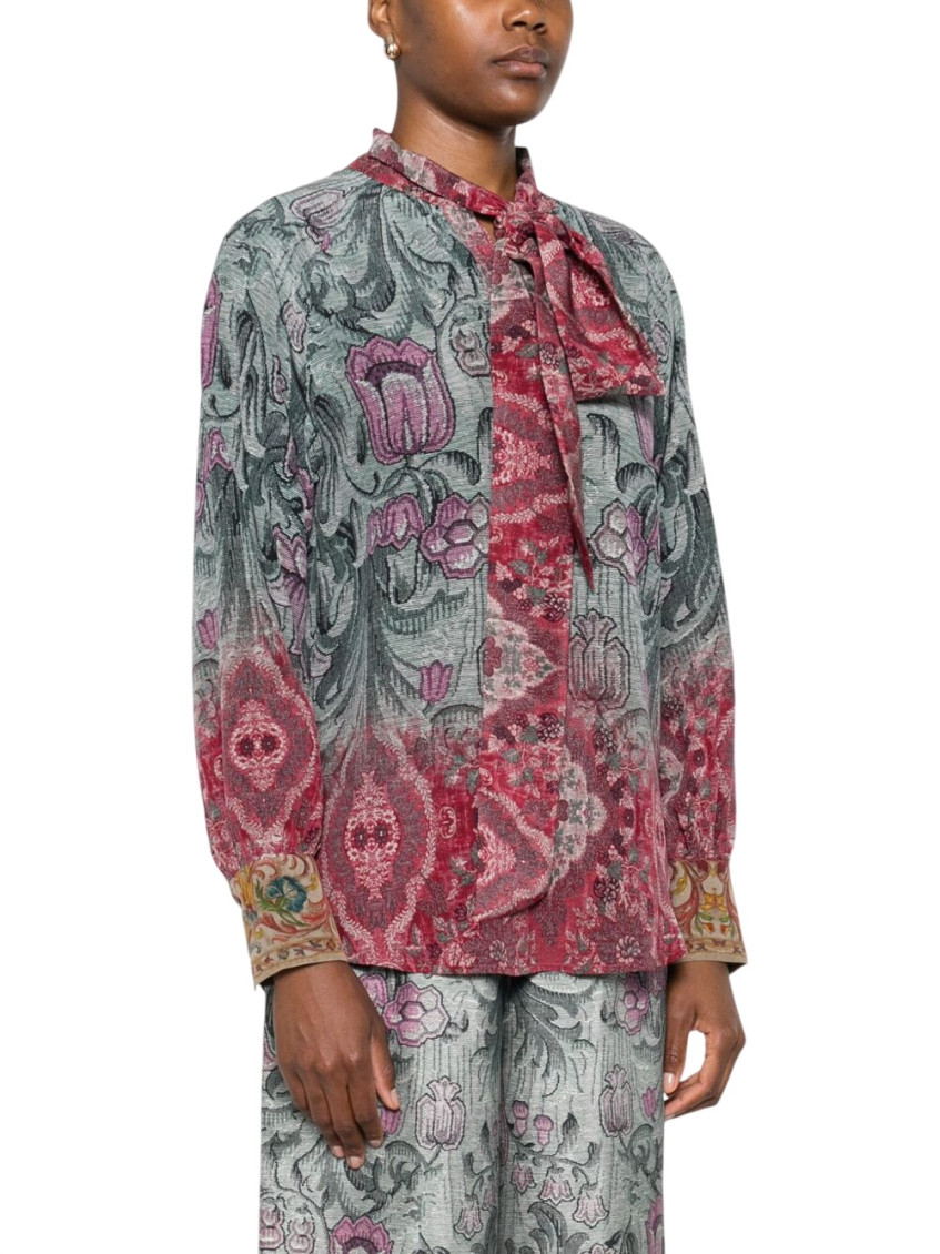 Printed Silk Shirt