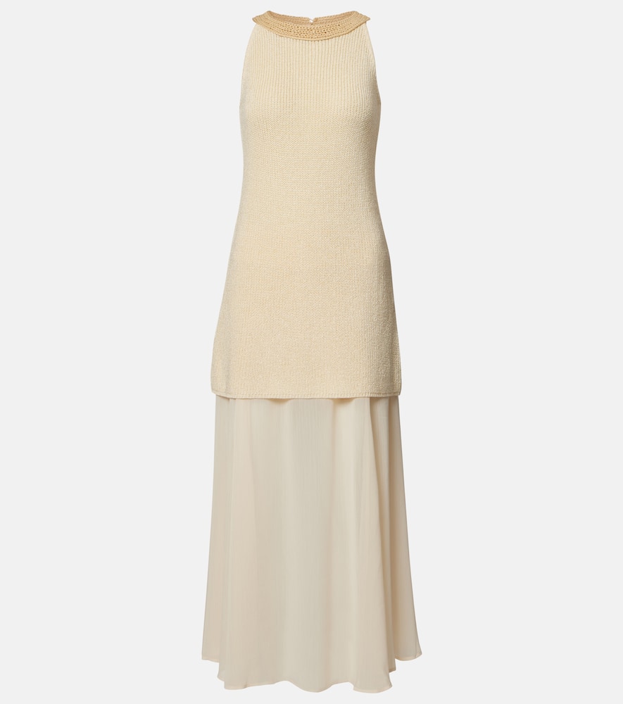 Knitted midi dress