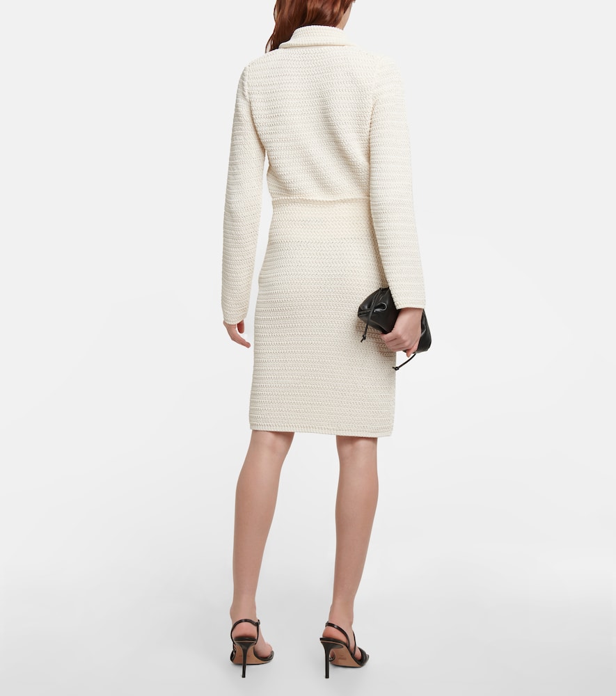 Modern Textures crochet pencil skirt