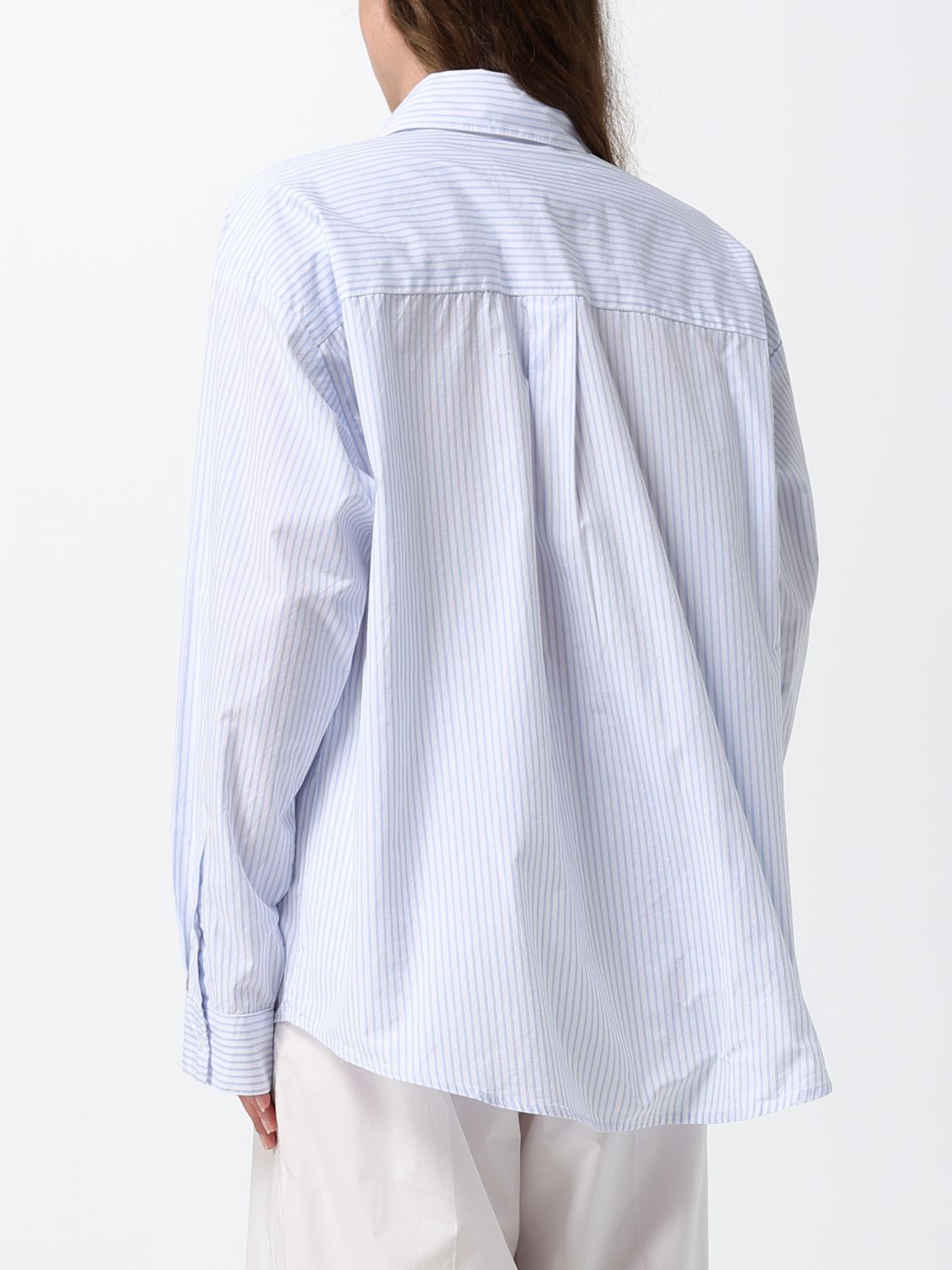 Shirt Woman color Gnawed Blue