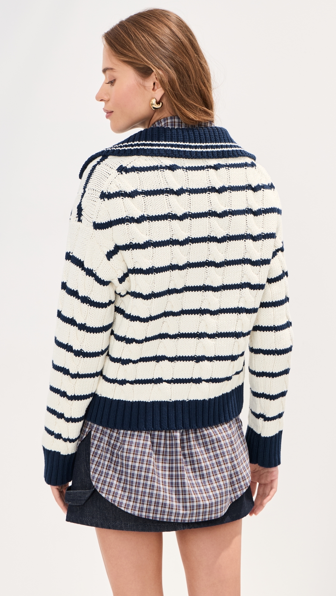 Logan Polo Sweater Ivory
