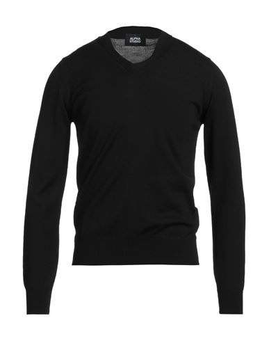 Man Sweater Black Size 44 Merino Wool