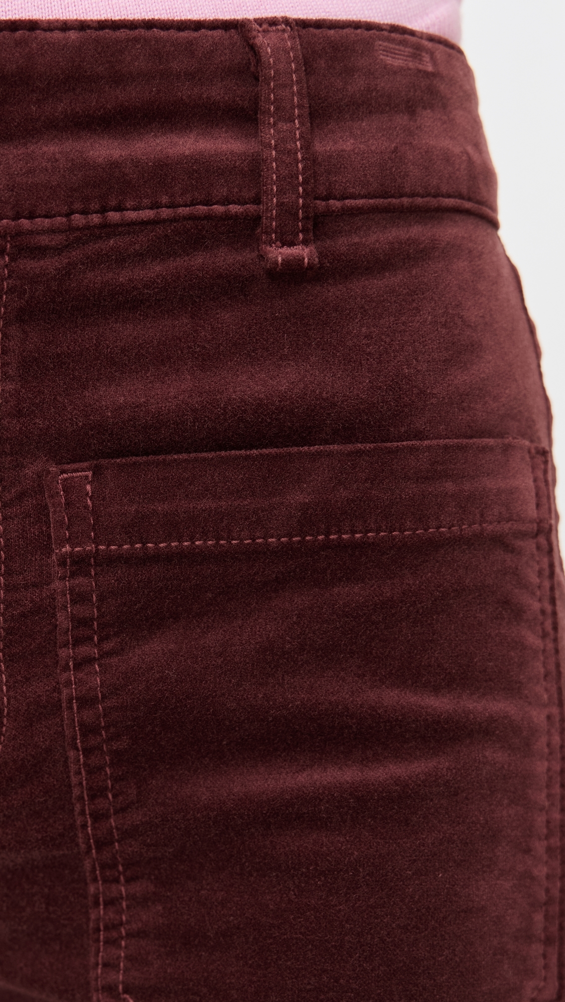 Sailor Velvet Pants Black Cherry