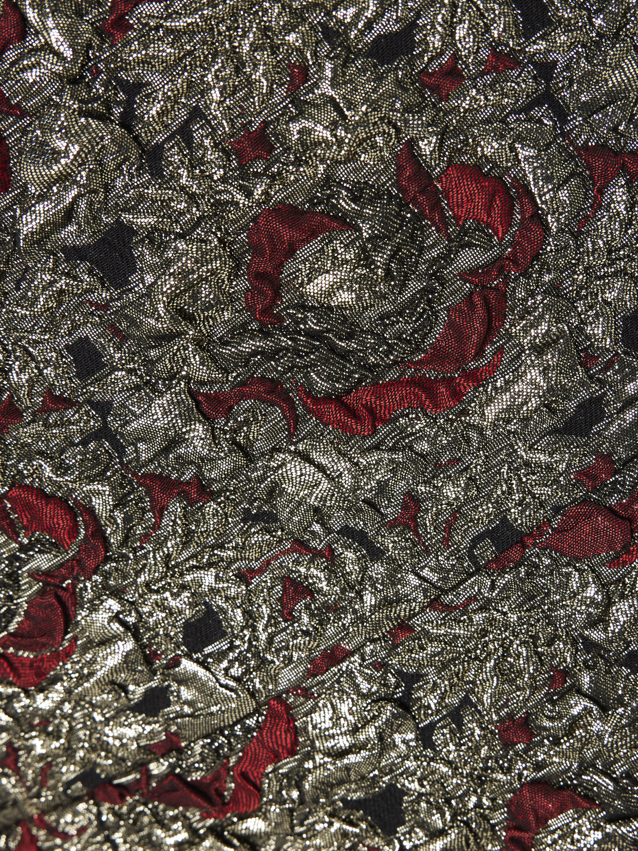 Ravenna Metallic Jacquard Midi Dress - Multi