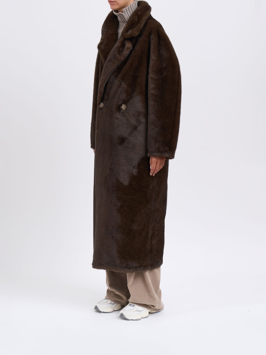 Coat Woman color Brown