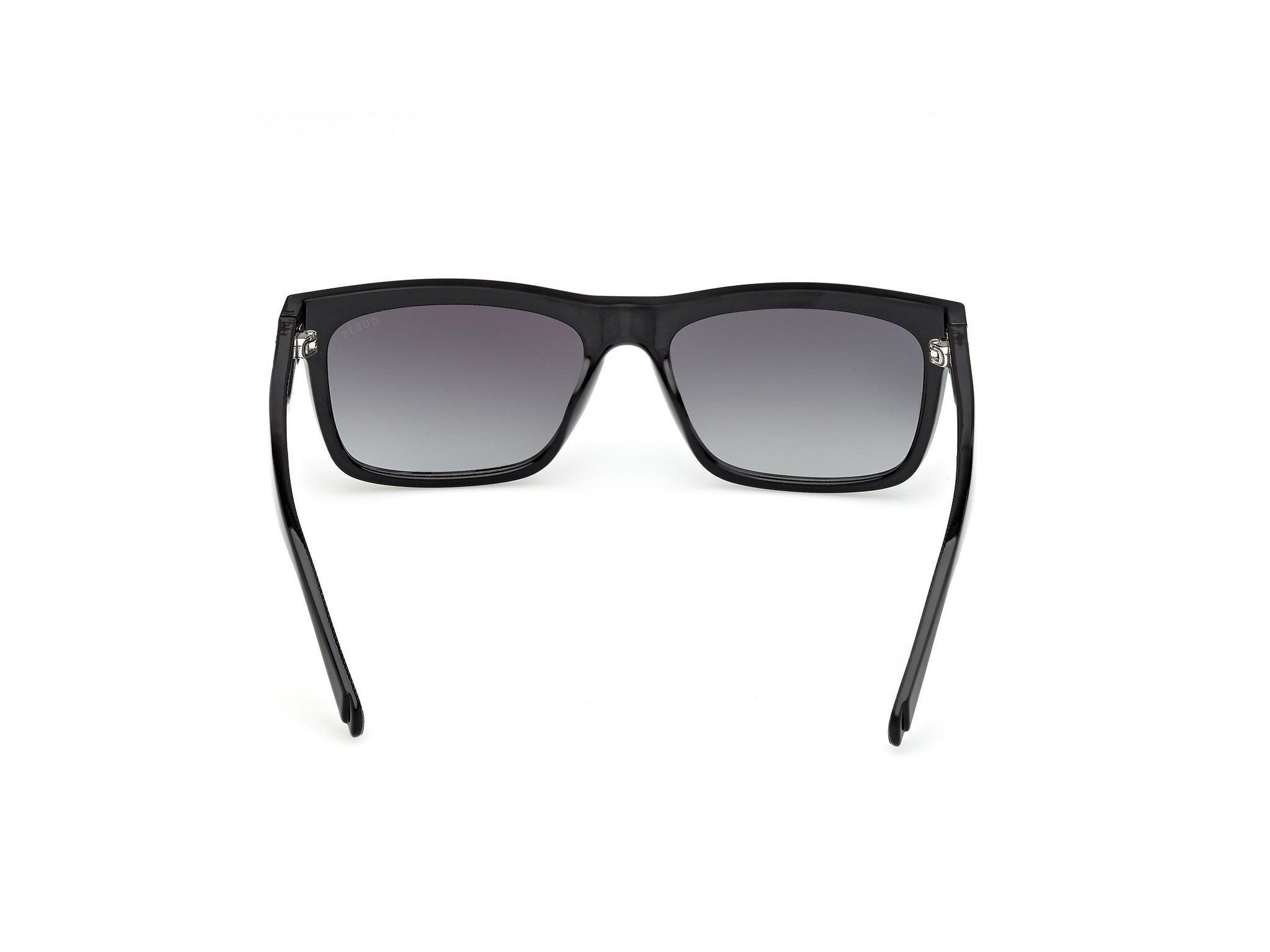 Guess Hombre Guess GU00221 01B Gafas de sol Inyectado Negro Fumar Cuadrada Norma