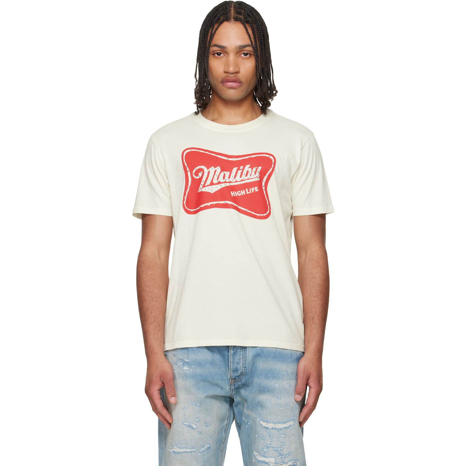 Off-White Sammy 'Malibu' Embellished S/S T-shirt