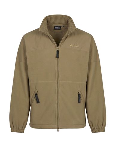 Man Jacket Sage green Size L Polyester, Nylon