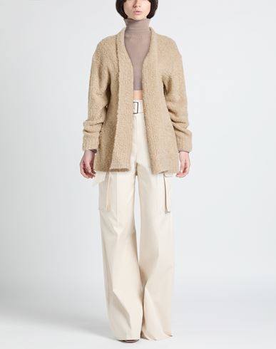 Woman Cardigan Beige Size S Acrylic, Wool, Polyamide, Mohair wool