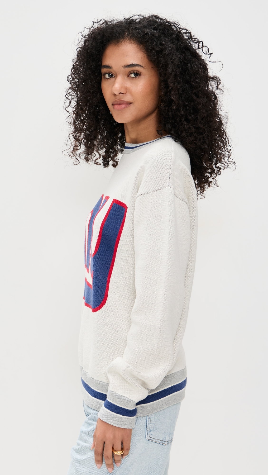 NY Giants Crewneck Sweater NY Giants Sugar Swizzle/Blue