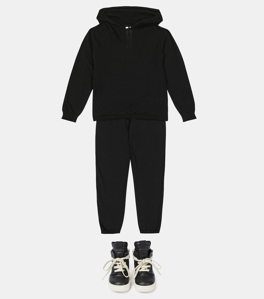 Wool-blend sweatpants