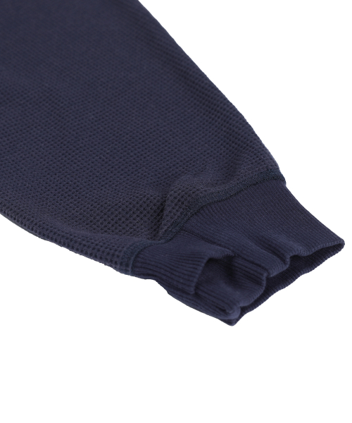 XTT151 Flow Applique Waffle Hoodie Zip-Up