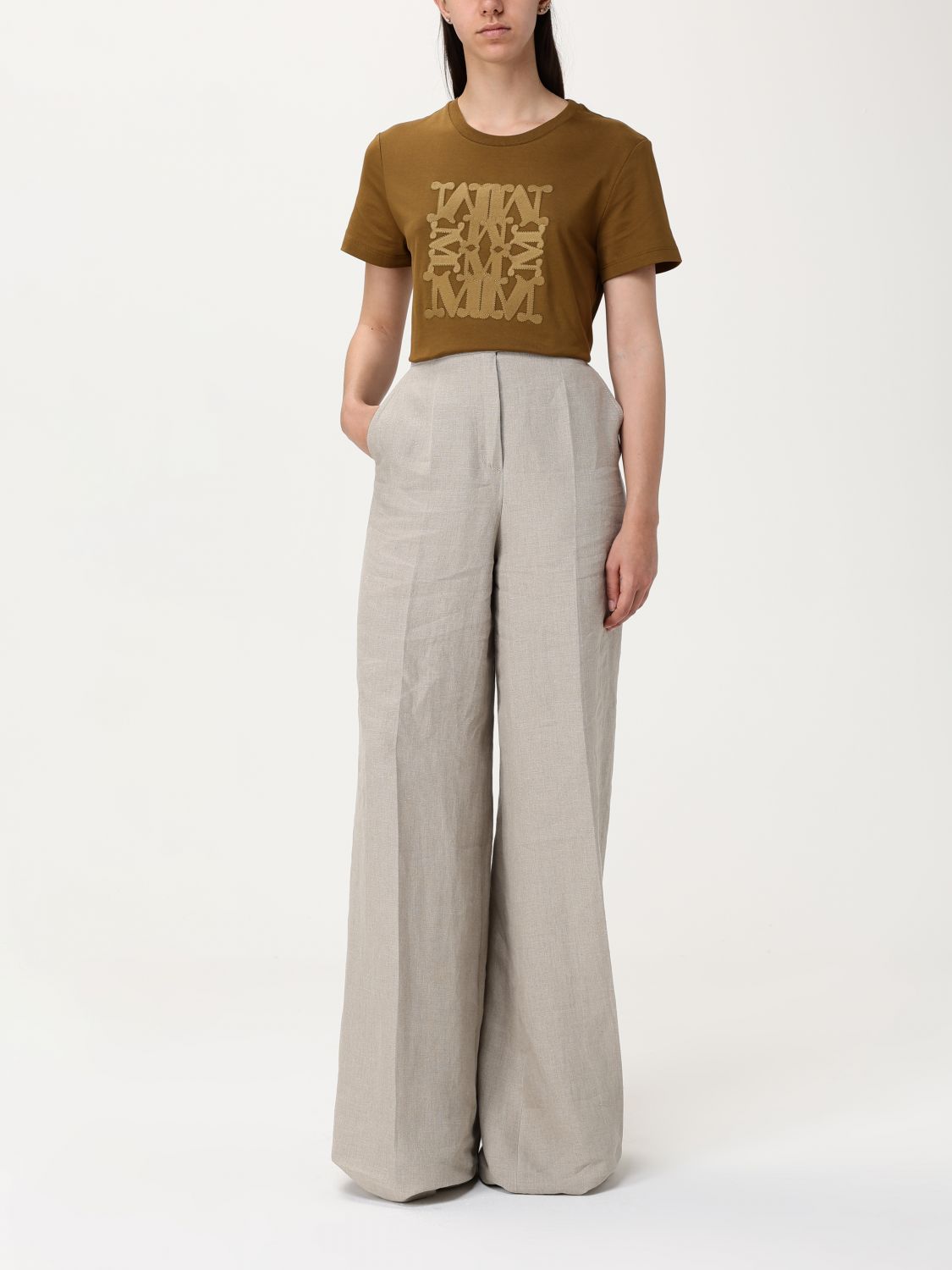 T-Shirt MAX MARA Woman color Green