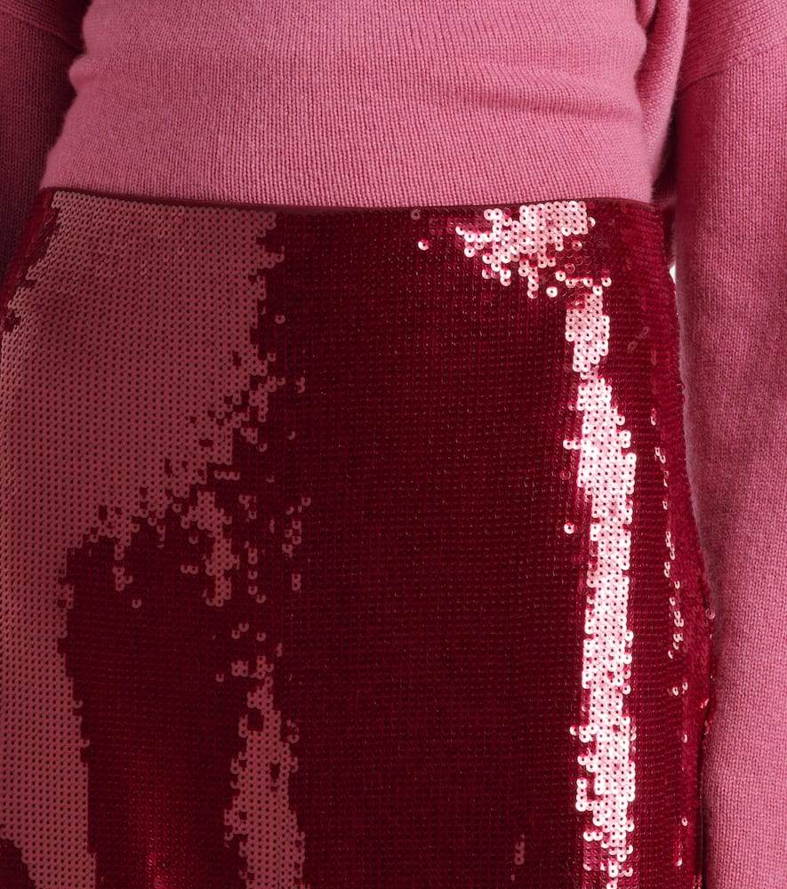 Koa sequined pencil skirt