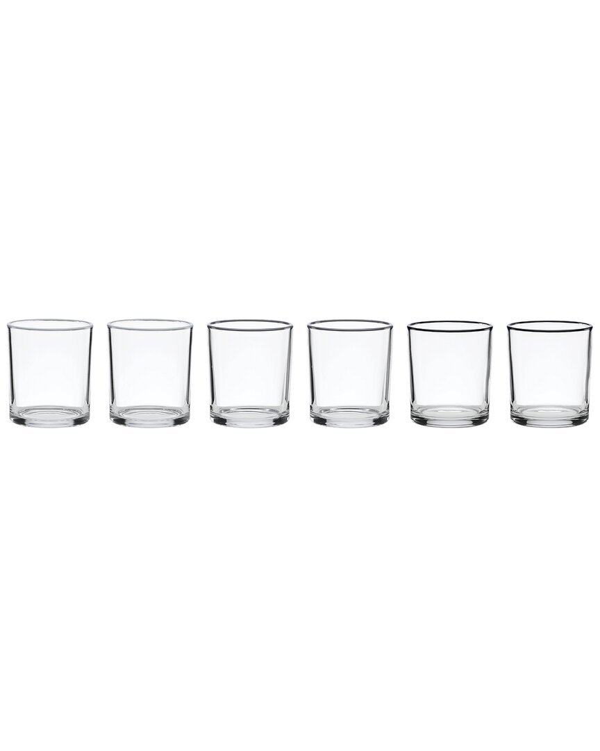 24 Seven Set Of 6 Pumice Medium Tumblers