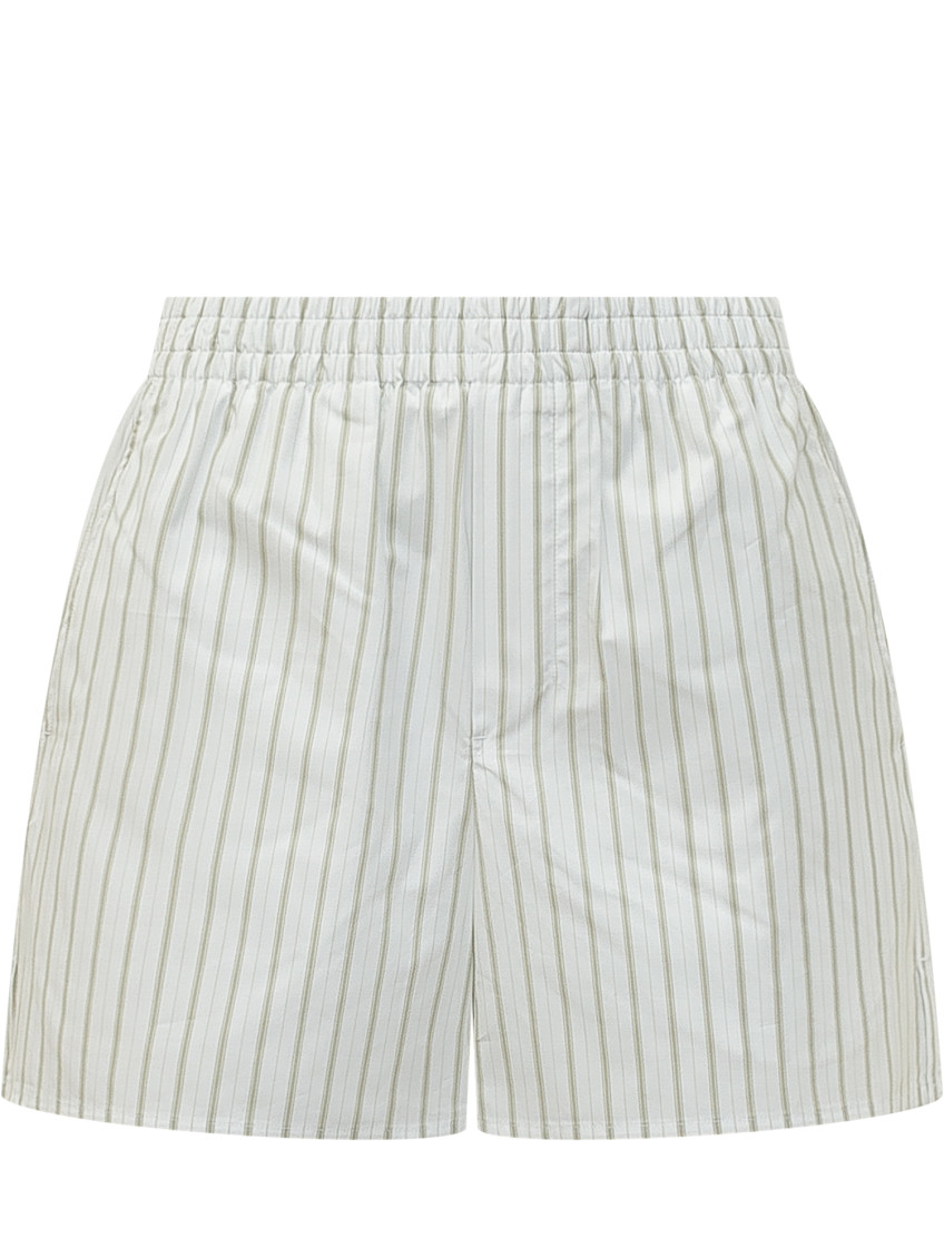 Ami Paris - elastic shorts striped pattern side and back pocket