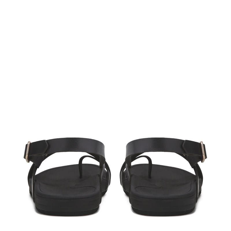 Women's Vista Malia Toe Loop Sandals (Black)