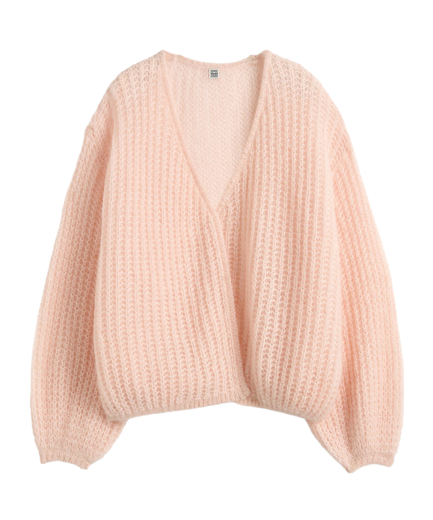 Open-knit cardigan