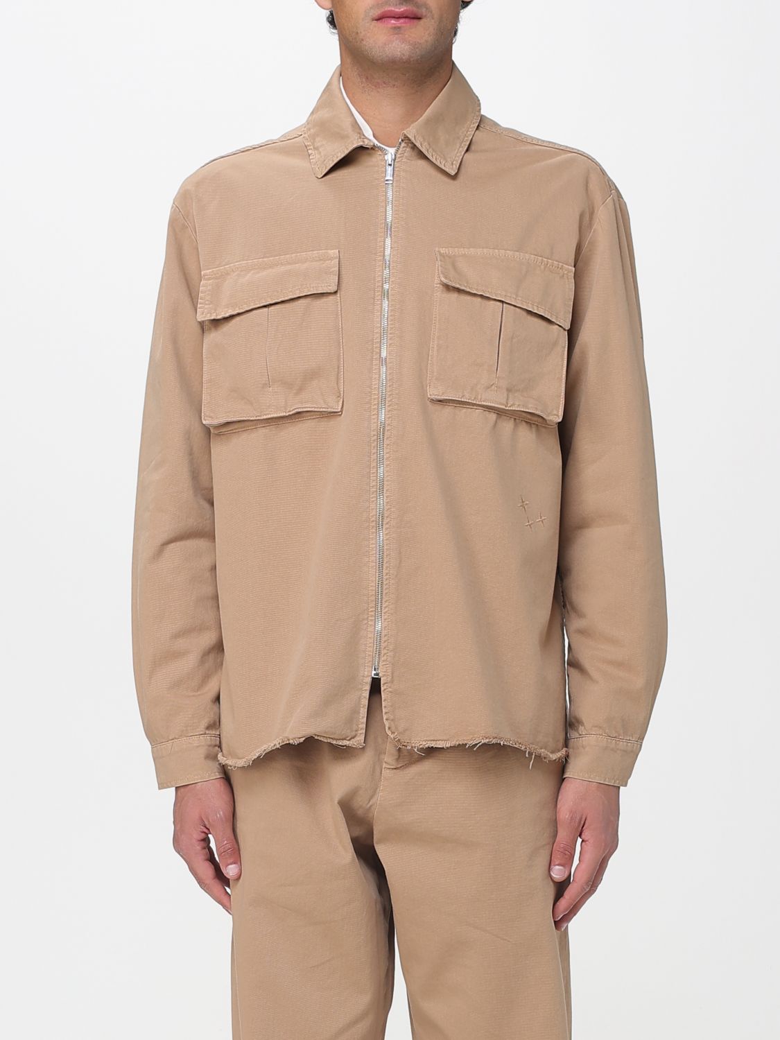 Shirt Men color Beige