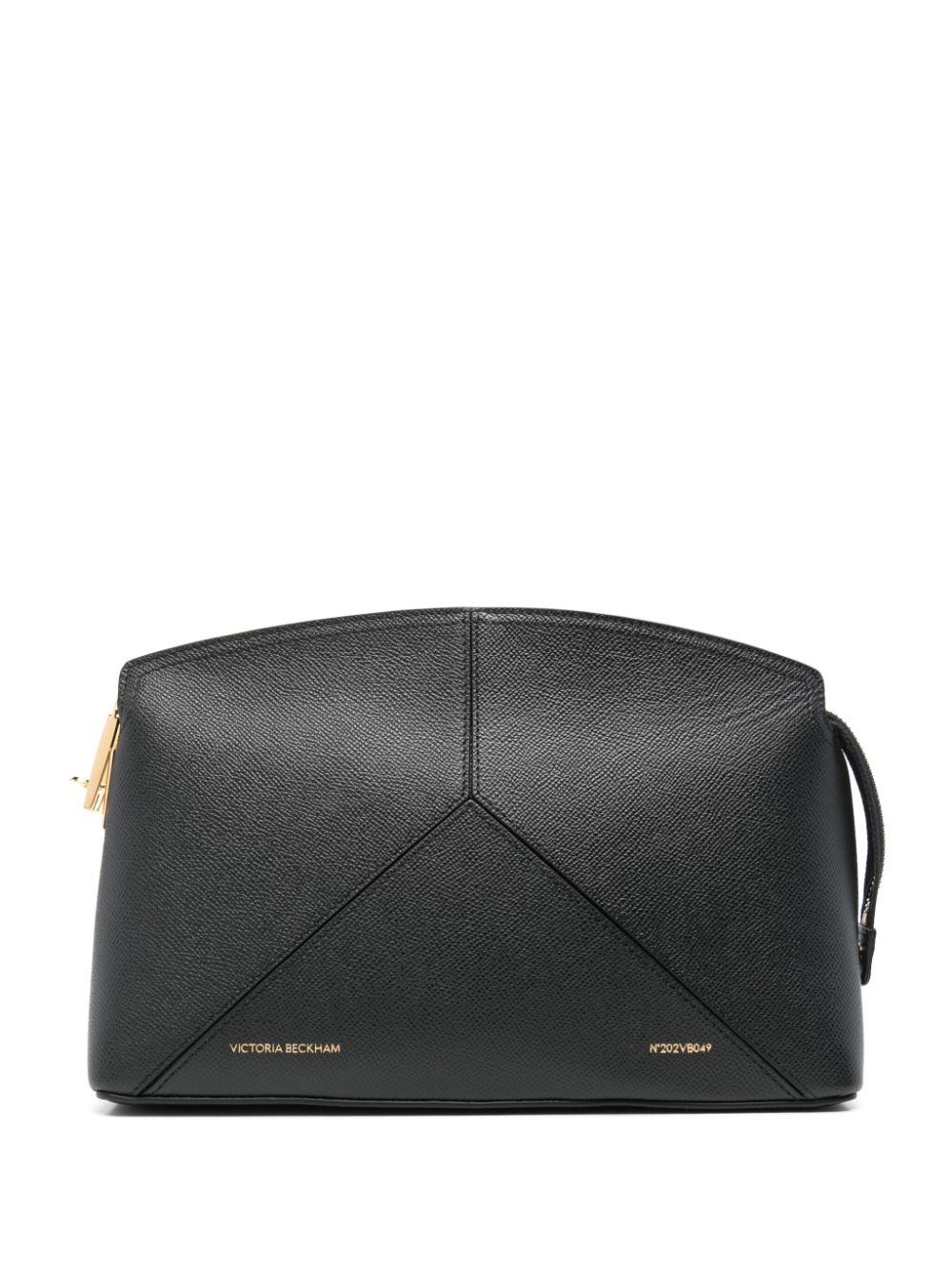 Leather clutch bag - Black