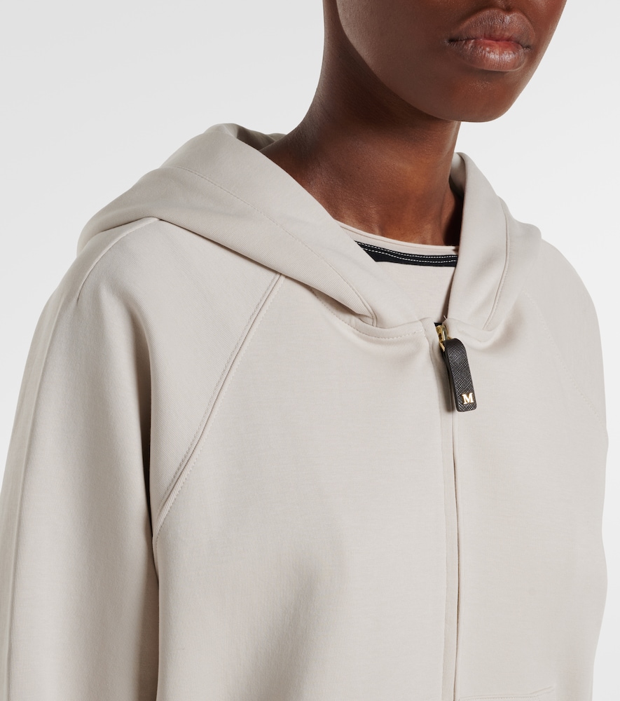 Alma cotton-blend hoodie