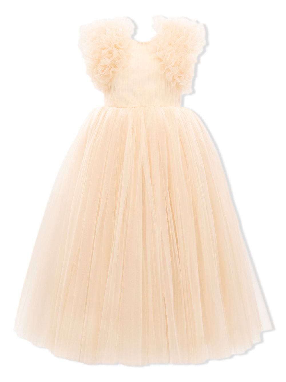 Altura tule sleeveless maxi dress - Neutrals