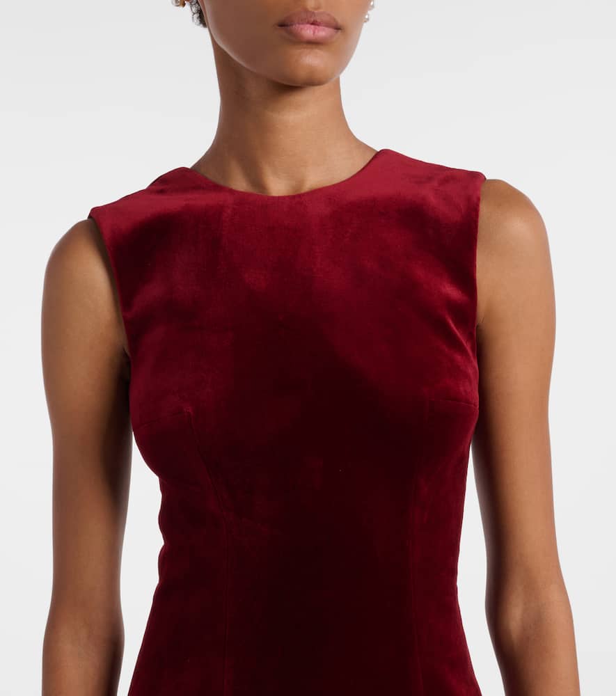 Nodin cotton velvet gown