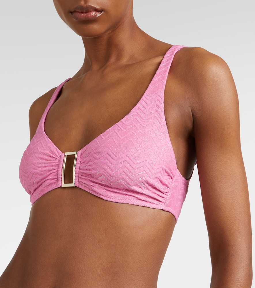 Bel Air chevron bikini top