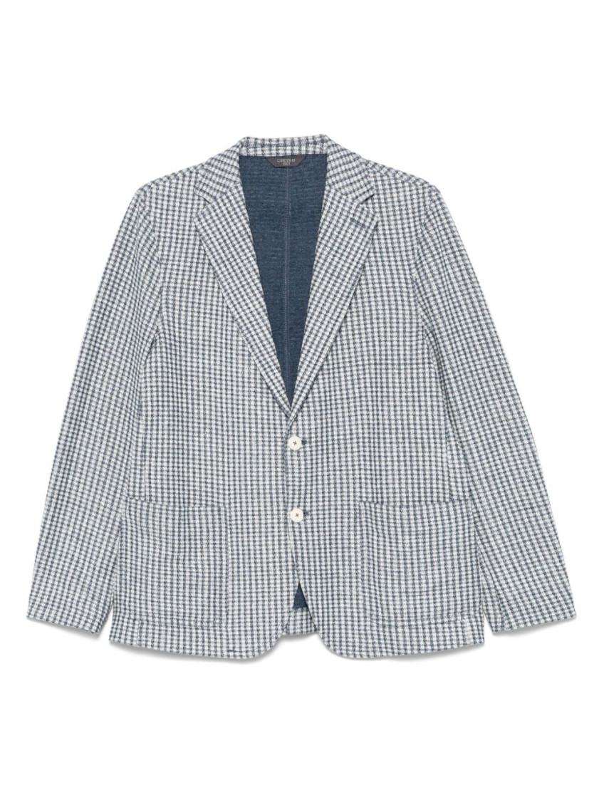Checkered Blazer Jacket