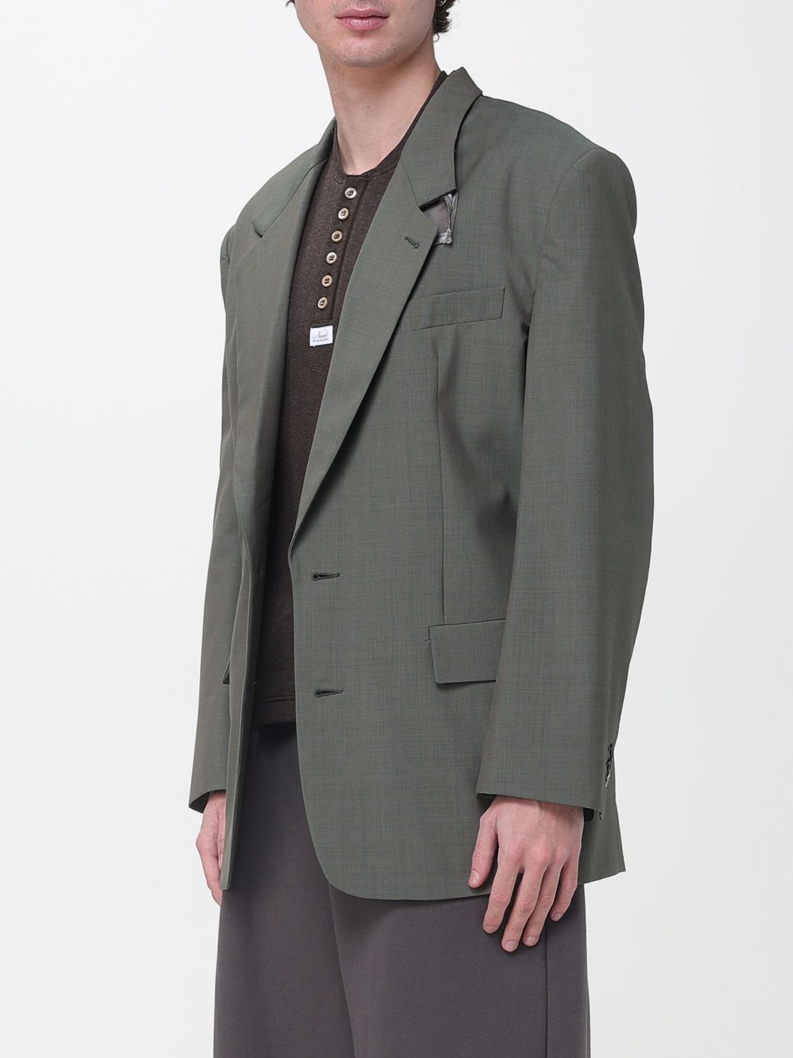 Jacket Men color Green