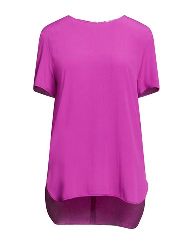 Woman Top Mauve Size S Acetate, Silk