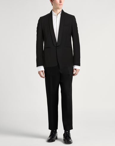 Man Blazer Black Size 38 Viscose, Virgin Wool, Elastane