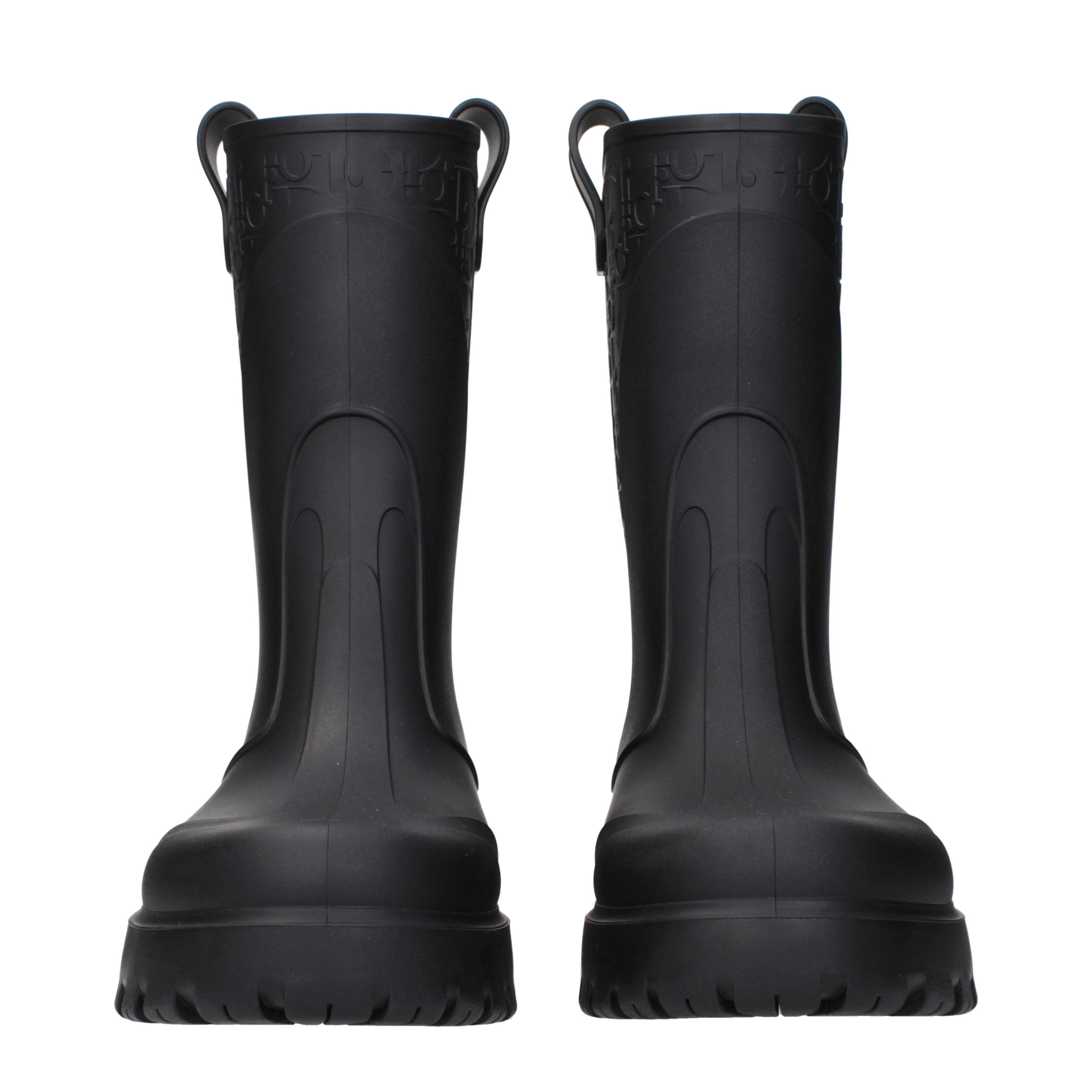 Christian Dior Men's Rubber Boots Black