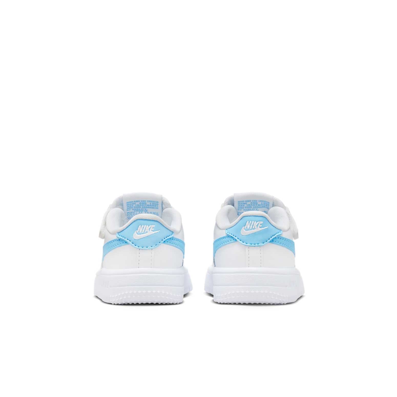 (TD) Force 1 Low EasyOn 'White Aquarius Blue'