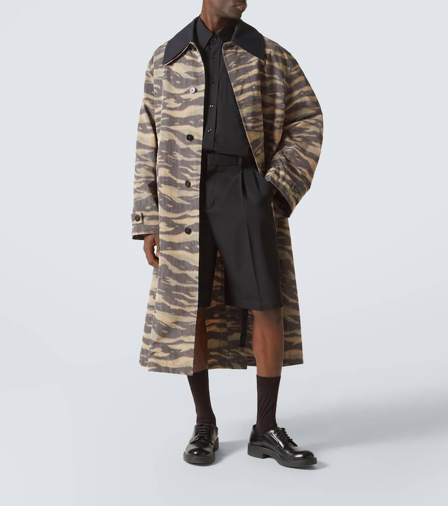Camouflage car coat