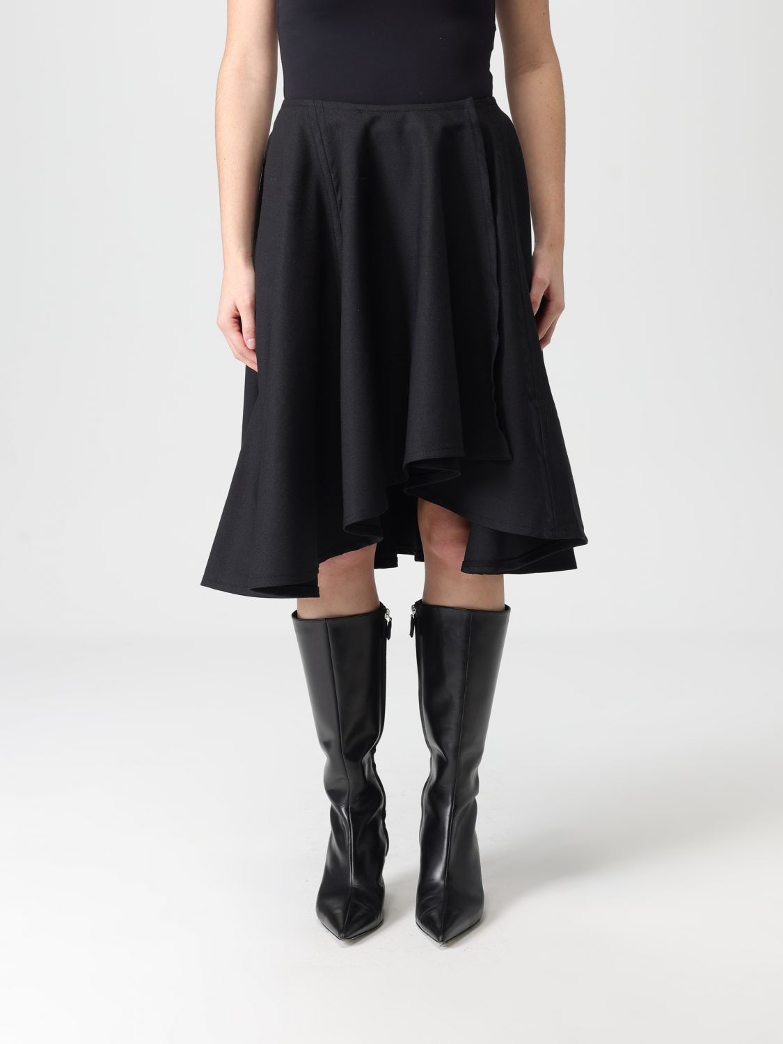 Skirt Woman color Black